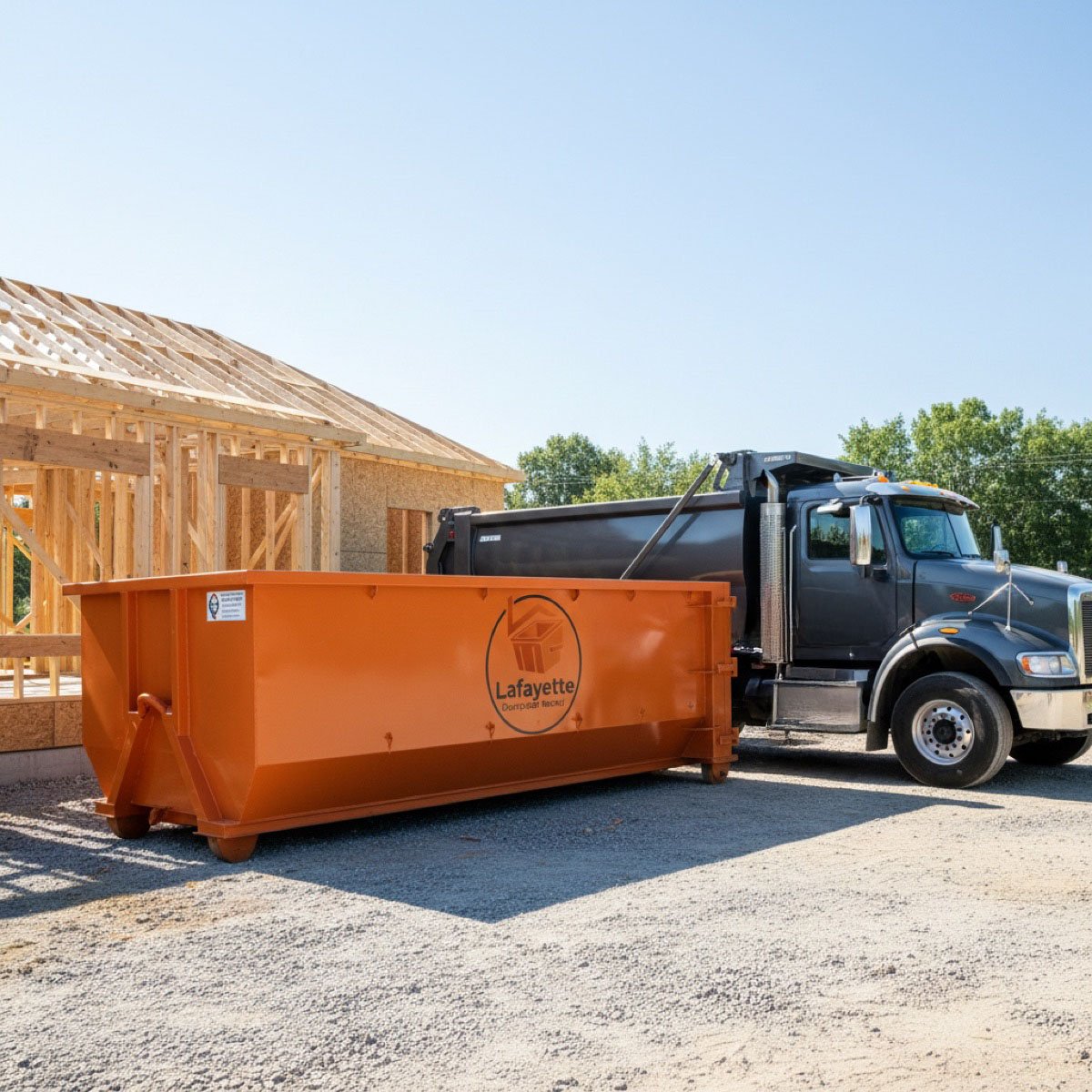 Lafayette Dumpster Rental Pros Truck